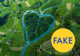 Illustration for article titled 8 More Viral Images That Are Totally Fake
